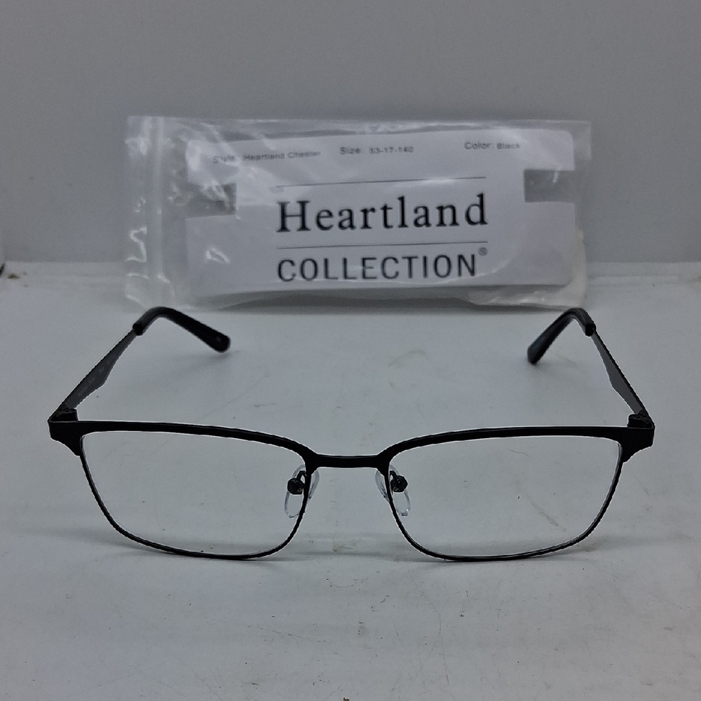 NWT Rxable Heartland Chester Black Eyeglass Frames